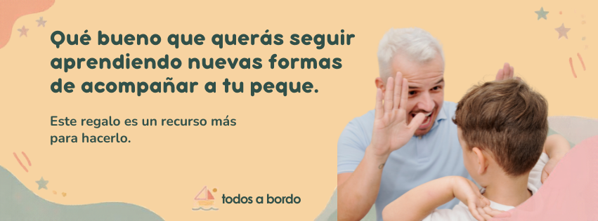 Qué bueno que querás seguir aprendiendo nuevas formas de acompañar a tu peque. Este regalo es un recurso más para hacerlo.